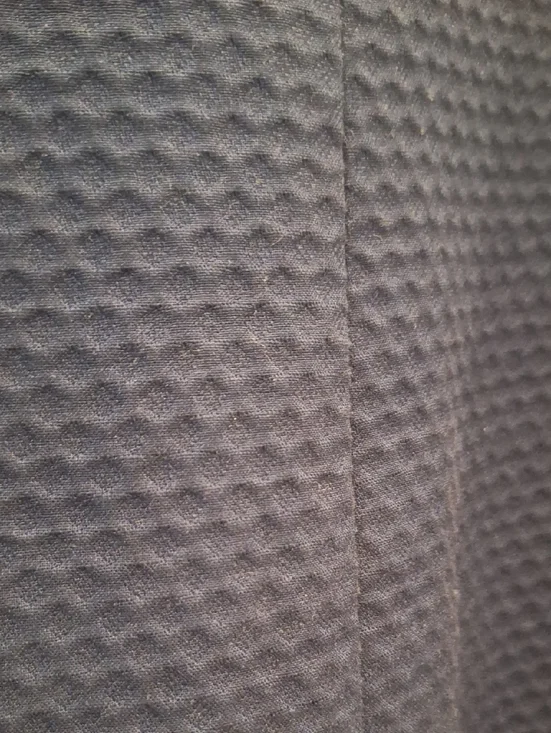 Lilly Pulitzer Navy Shift Dress with Gold Lace V-Neck Trim Size 16 - Picture 3 of 10